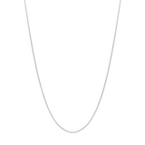 Sterling Silver 30 Inches Adjustable Box Chain