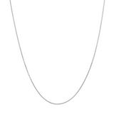 14K White Gold 16 Inch Box Chain