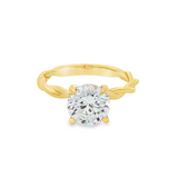 14K Yellow Gold 'Emersin' Twist Solitaire Engagement Ring