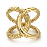 14K Yellow Gold Twisted Ring