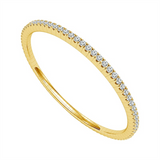 14K Yellow Gold Natural Diamonds Flex Bracelet