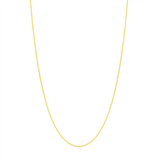14K Yellow Gold 18 Inches Box Chain