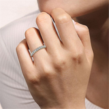 14K Yellow Gold Classic Natural Diamonds Band