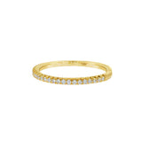 14K Yellow Gold Classic Natural Diamonds Band