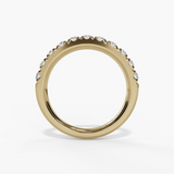 14K Yellow Gold Classic Natural Diamonds Band