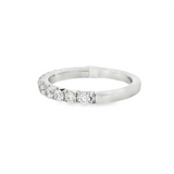 14K White Gold Classic Natural Diamonds Band