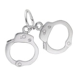 Sterling Silver Handcuffs Charm