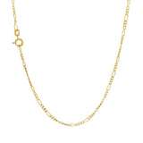 JT ESTATE 18K Yellow Gold 18 Inch Baby Figaro Chain