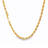JT ESTATE 14K Yellow Gold 18 Inches Rope Chain
