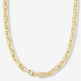18K Yellow Gold Overlay 10Mm 'Frankie' Chunky Paperclip Chain
