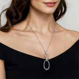 Sterling Silver and 14K Yellow Gold Bujukan White Sapphire Pendant