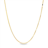 14K Yellow Gold 24 Inches Adjustable Box Chain