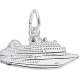 Sterling Silver Cruise Ship Charm