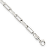 Sterling Silver Paperclip Bracelet