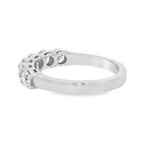 18K White Gold Classic Natural Diamonds Band