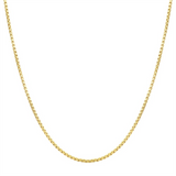 3mm 18K Gold IP Titanium Box Chain Necklace
