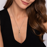 Sterling Silver And 14K Yellow Gold Bujukan Link Pendant