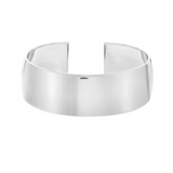 Sterling Silver Thick Classic Cuff Bracelet
