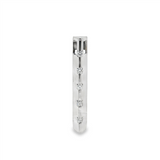 JT ESTATE 14K White Gold 3D Natural Diamond Bar Pendant