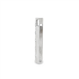 JT ESTATE 14K White Gold 3D Natural Diamond Bar Pendant