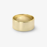 18K Yellow Gold Overlay 'Atlas' Thick Band