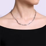 Sterling Silver 4.5mm Paperclip Chain