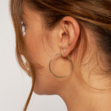 10K Yellow Gold 35MmHoop Earrings