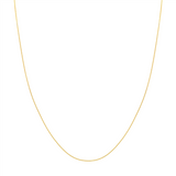 14K Yellow Gold 18 Inches Cable Chain