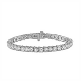 14K White Gold Diamond Tennis Bracelet