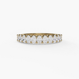 14K Yellow Gold Classic Natural Diamonds Band