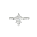 14K White Gold 'Juliet' Classic Marquise Diamond Engagement Ring