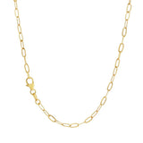14K Yellow Gold Filled 20 Inches Paperclip Chain