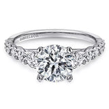 14K White Gold Taylor Round Diamond Engagement Ring