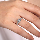 14K White Gold Taylor Round Diamond Engagement Ring