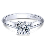 14K White Gold Anushka Round Diamond Engagement Ring