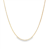 14K Yellow And White Gold 18 Inches Raso Chain