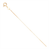 14K Yellow Gold 18 Inches Box Chain
