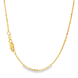 JT ESTATE 14K Yellow Gold 17 Inches Bead Chain