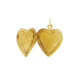 JT ESTATE 14K Yellow Gold Ornate Heart Locket