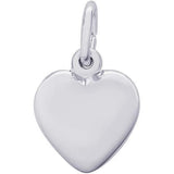 Sterling Silver Puffy Heart Charm