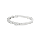 14K Yellow Gold Modern Natural Diamonds Band