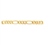 JT ESTATE 10K Yellow Gold Figaro Bracelet