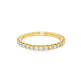 14K Yellow Gold Eternity Natural Diamonds Band